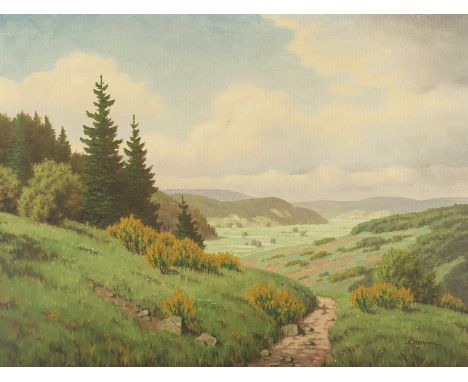 MÖHREN, Jean (1875-1954), "Eifellandschaft", Öl/Lwd., 60 x 80, unten rechts signiert, R.