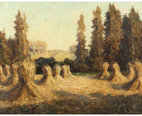 PIPPEL, Otto (1878-1960), "Sommer in der Märkischen Schweiz", Öl/Lwd., 80 x 100, unten rechts signiert, verso originales Küns
