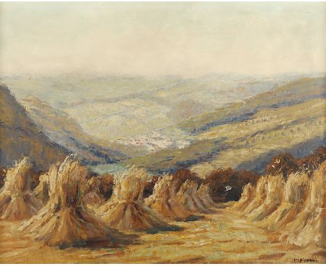 PIPPEL, Otto (1878-1960), "Eifellandschaft oberhalb Gerolstein", Öl/Lwd., 80 x 100, besch., unten rechts signiert, verso mit 