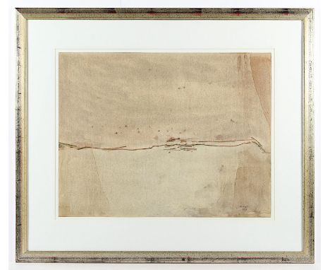 LÜCKEROTH, Jupp, "o.T.", Mischtechnik/Papier, 50 x 64, unten rechts signiert und datiert 1964, R.