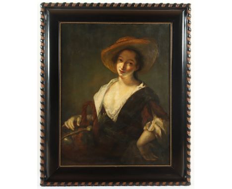 PESNE, Antoine (1683-1757), Kopie E.19.Jh. nach dem Original um 1715 in der Bayerischen Staatsgemäldesammlung, "Mädchen mit e
