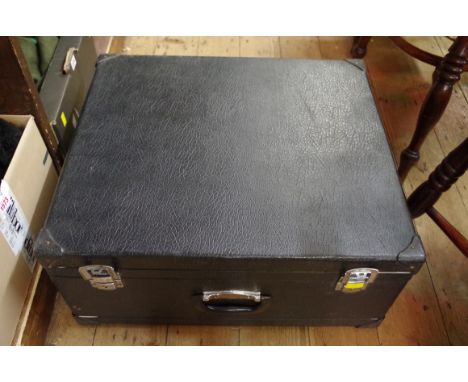 A vintage Parrot piano-accordion, in case. 