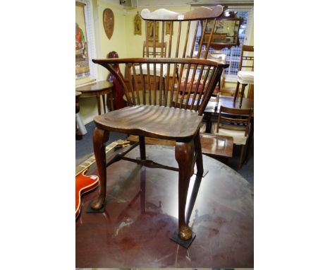 A good George III ash and elm comb back Windsor armchair,&nbsp;probably Thames Valley.&nbsp; 