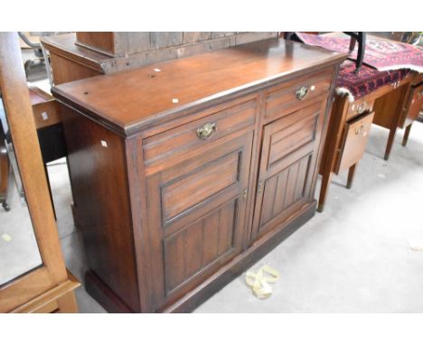 A Victorian mahogany chiffonier base