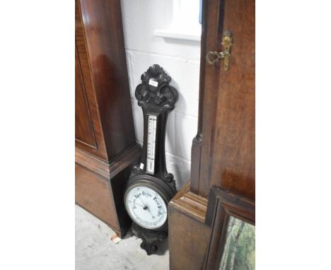 A late 19th or early 20th Century aneroid barometer