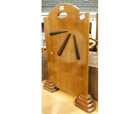 ART DECO STYLE SCREEN. Art Deco style wooden fire screen 