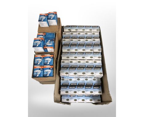 A large quantity of light bulbs (1 box)