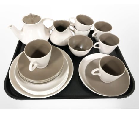 22 pieces of Poole tea china.