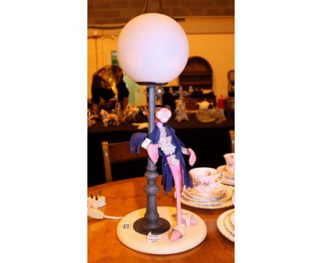 PINK PANTHER LAMP. Novelty Pink Panther table lamp. H: 30 cm