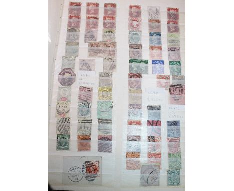 VICTORIAN PENNY REDS. Early Victorian stamp album including penny reds and twopenny blues