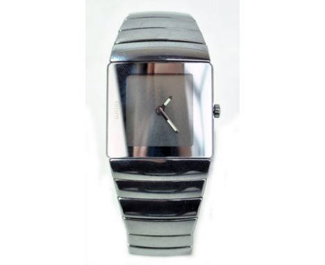 RADO; a gentleman's GTS ceramic multi-functional wristwatch, boxed with papers.