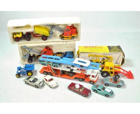A group of predominantly diecast vehicles to include Corgi 'Whizz Wheels' series and a boxed Dinky Coles Hydra truck 150T (bo