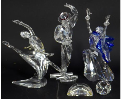 SWAROVSKI; two 'Magic of Dance' figures, 2002 'Isadora' (with certificate of authenticity) and an exclusive 2004 collectors s