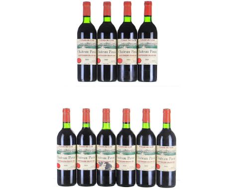1989 Chateau Pavie Premier Grand Cru Classe A, Saint-Emilion Grand Cru  10x75cl   Levels 1 VTS, 1 TS, rest BN or better, labe