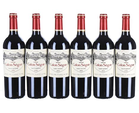 ß  2020 Chateau Calon Segur 3eme Cru Classe, Saint-Estephe OWC 6x75cl IN BOND  Packed in 2x3
