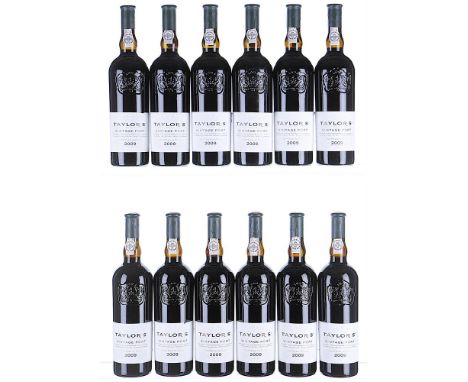 ß  2009 Taylor's, Vintage Port  OWC 12x75cl IN BOND  4 labels nicked.