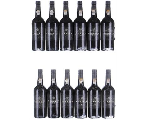 1985 Fonseca, Vintage Port  12x75clLabels soiled and scuffed, 2 peeling slightly from right edge of label, ex-OWC.Previously 