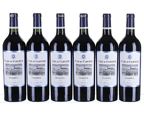 ß  2016 Clos du Clocher, Pomerol OWC 6x75cl IN BOND