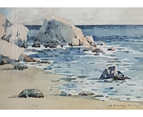 WATERCOLOUR SEASCAPE STANLEY PROSSER 13' X 9.5'