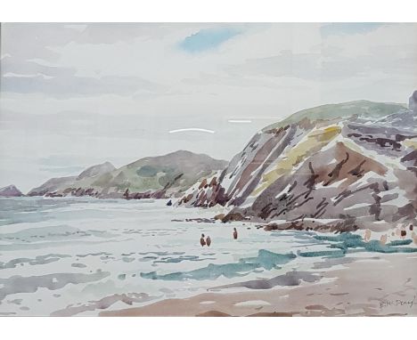 WATERCOLOUR SEASCAPE B.MCDONAGH 20' X 14'
