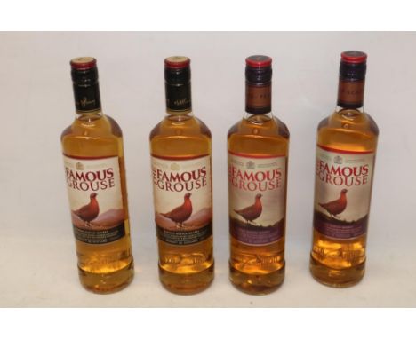 The Famous Grouse blended Scotch whisky, four 40%/70cl bottles