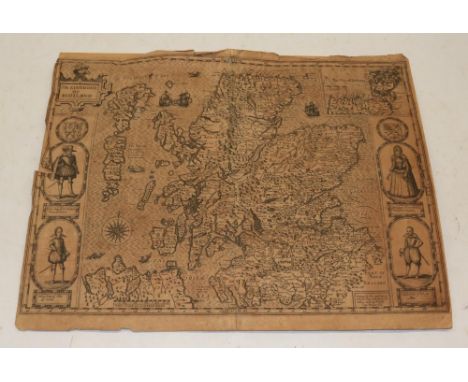Selection of 20th century pocket maps, including a set of geological survey maps of the UK on marbled card in slip case print