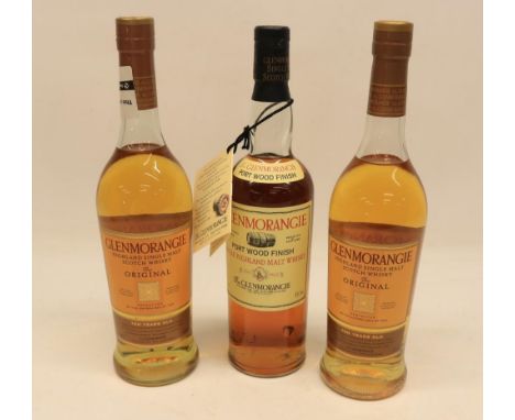 Glenmorangie, highland single malt scotch whisky, 'the original' ten years old, 70cl, with box; Glenmorangie, highland single