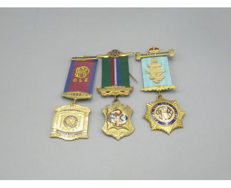 R.O.A.B. (Royal Order of Antidivulian Buffaloes) regalia to Brian M.Wiltshire of Grace Lodge No. 10056 - President 1986 issue