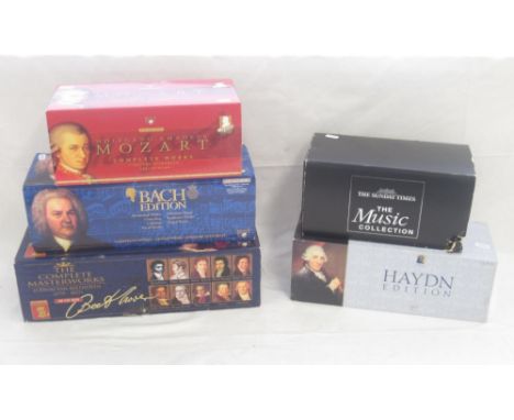 Haydn Edition 150 CD box set, The Sunday Times The Music Collection, Wolfgang Amadeus Mozart Complete Works 170 CD box set, B