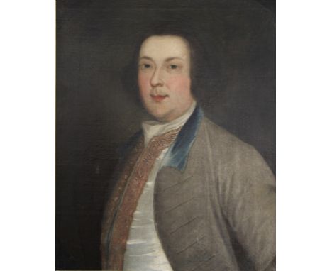 English School (18th century)Portrait of a Gentlemanoil on canvas, 67cm x 55cm 