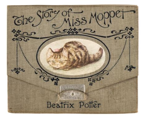 Potter (Beatrix). The Story of Miss Moppet, 1st edition, 2nd printing, Warne, December 1906, second issue with 'New York &amp
