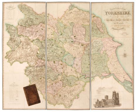 Yorkshire. Teesdale (Henry &amp; Stocking C.), To the Nobility, Gentry &amp; Clergy of Yorkshire, this map of the county cons