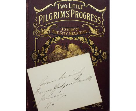 Burnett (Frances Hodgson). Two Little Pilgrims' Progress, a story of the city beautiful, 1st edition, London: Frederick Warne