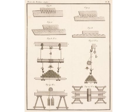 Coulomb (Charles Augustin). Théorie des Machines Simples, en ayant égard au frottement des leurs parties et a la roideur des 