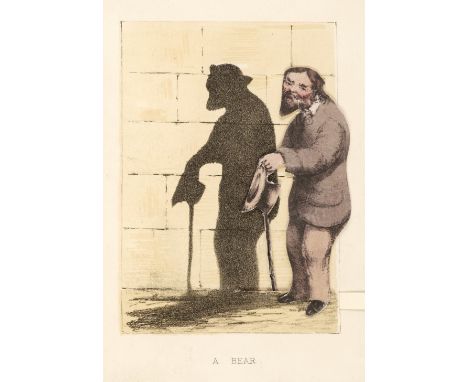 Moveable. Moveable Shadows, by W. Newman (of "Punch"), London: Dean &amp; Son, [1857], pictorial title-page, 8 tinted lithogr