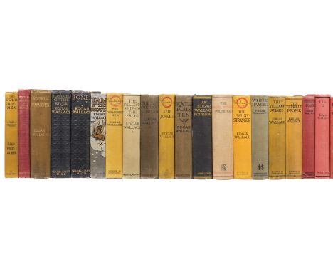 Wallace (Edgar). The Four Just Men, 1st edition, London: Tallis Press, 1905, folding frontispiece, numbered competition leaf 