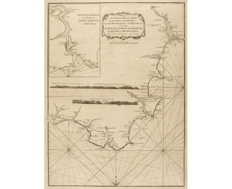 * Devon. Laurie (Robert &amp; Whittle James), Two Sea Charts of South Devon, An Hydrographical Survey of the Coast of Devonsh