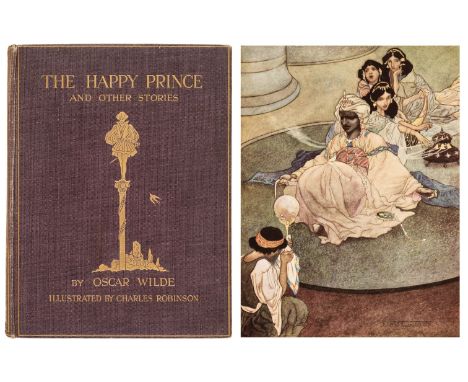 Robinson (Charles, illustrator). The Happy Prince and Other Tales, by Oscar Wilde, London: Duckworth &amp; Co., 1913, 12 tipp
