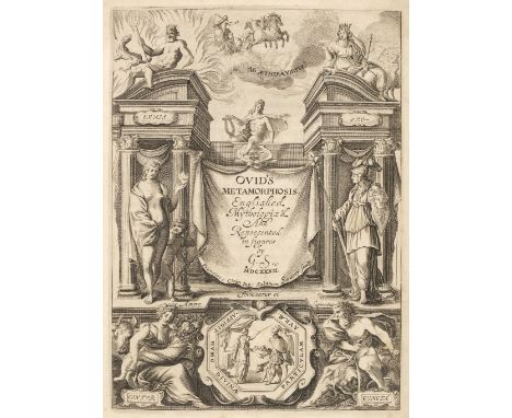 Ovidius Naso (Publius). Ovid's Metamorphosis Englished, Mythologiz'd and Represented in Figures. An Essay to the Translation 