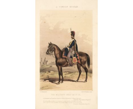 Nolan (Captain L. E.). Cavalry; Its History and Tactics, 1st edition, London: Thomas Bosworth, 1853, 7 lithograph plates, inc