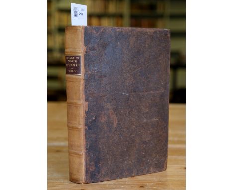 Camden (William). The History of the most Renowned and Victorious Princess Elizabeth, Late Queen of England, 3rd edition, rev