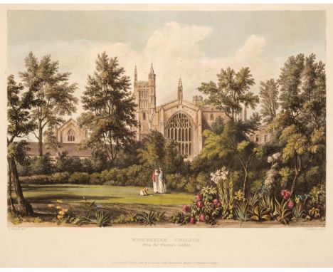 Ackermann (Rudolph, publisher). The History of the Colleges of Winchester, Eton, and Westminster; with the Charter-House, the