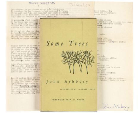 Ashbery (John). Some Trees, with a foreword by W. H. Auden (Yale Series of Younger Poets, 52), 1st edition, New Haven: Yale U