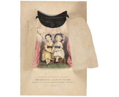 * Moveable. Prince Albert's Stock; or, the Royal Fashion for 1843, which is to continue for the succeeding ten years, London: