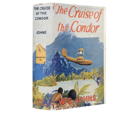 Johns (W.E). The Cruise of the Condor, London: John Hamilton, [circa 1933], colour frontispiece, 4 black and white illustrati