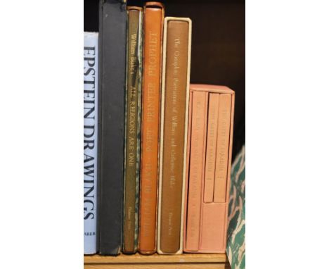 Keynes (Geoffrey). A Study of the illuminated books of Willliam Blake, Poet, Printer, Prophet, 1st edition, London and Paris: