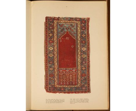 A collection of volumes on Anatolian Carpets and Textiles to include: Sumerbank, Samples of the old Turkish Carpets and Kilim