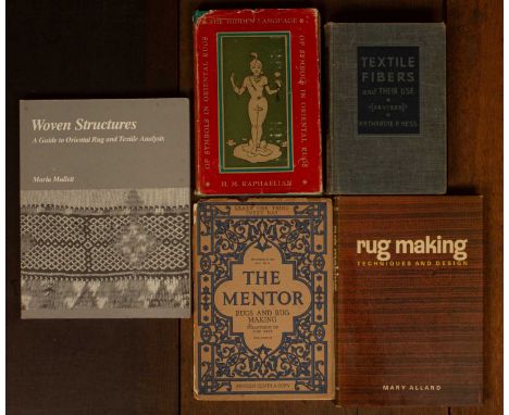 A collection of books on Carpet-making and Weaving Techniques to include: Raphaelian (H. M.) The Hidden Language of Symbols i