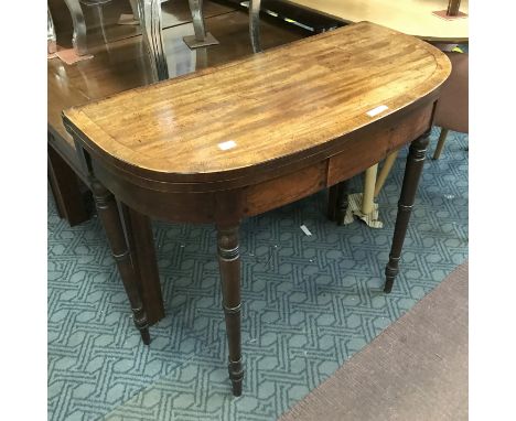 GEORGIAN CARD TABLE