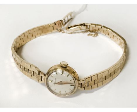 LADIES VINTAGE 9CT GOLD DRESS WATCH